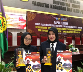 Dua Mahasiswa dari Program Studi Magister (S2) Pendidikan IPA Mendapat Penghargaan pada Yudisium Periode I Tahun 2024/2025