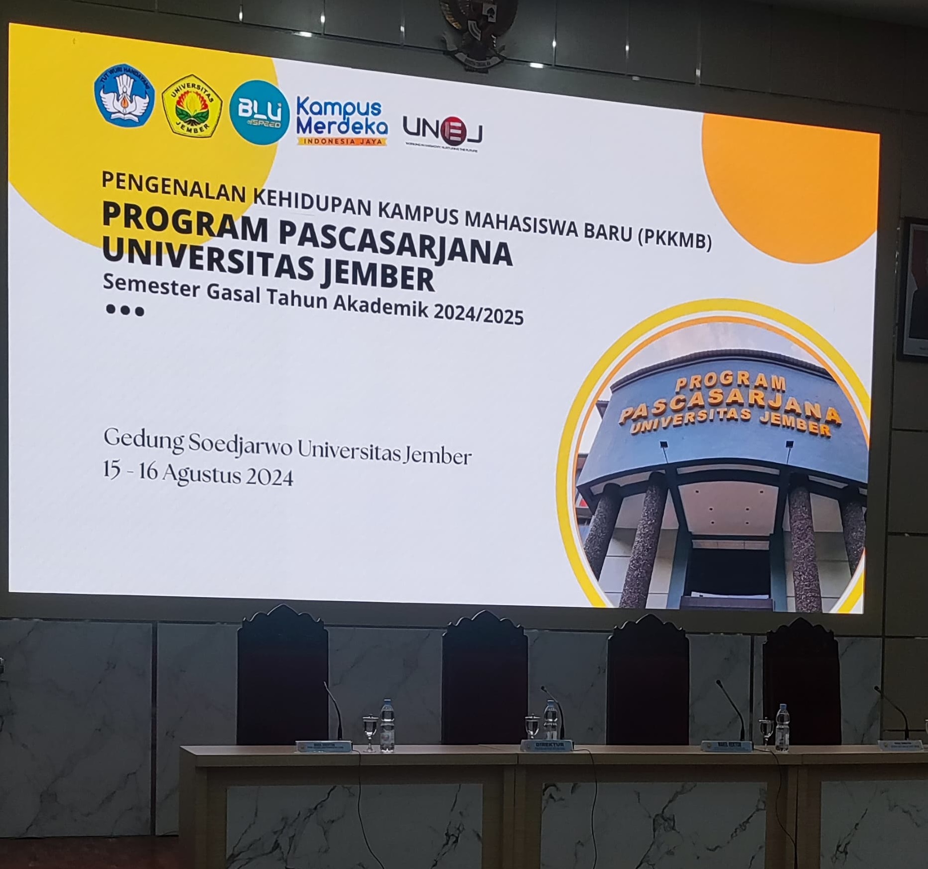 PKKMB Mahasiswa Pascasarjana FKIP Universitas Jember Semester Gasal Tahun Akademik 2024/2025