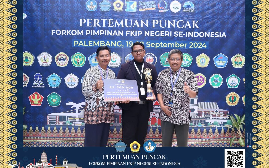 Wira Bagus Pratama, Juara 2 kategori Solo Vocal Dangdut Pria pada Lomba yang Diadakan FORKOM Pimpinan FKIP Negeri se-Indonesia