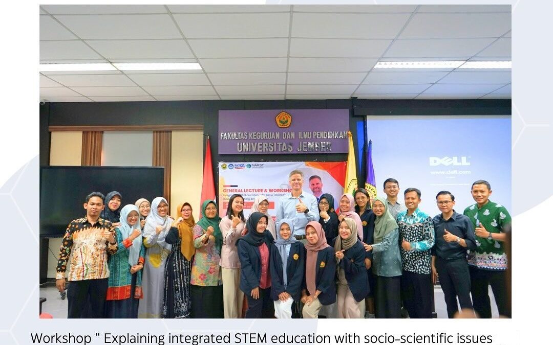 Kegiatan Workshop dan Implementasi STEM Terintegrasi dengan Sosio-Saintifik melalui Modul Bersama Prof. Troy D. Saddler, Spesialis NARST Dari University of North Carolina