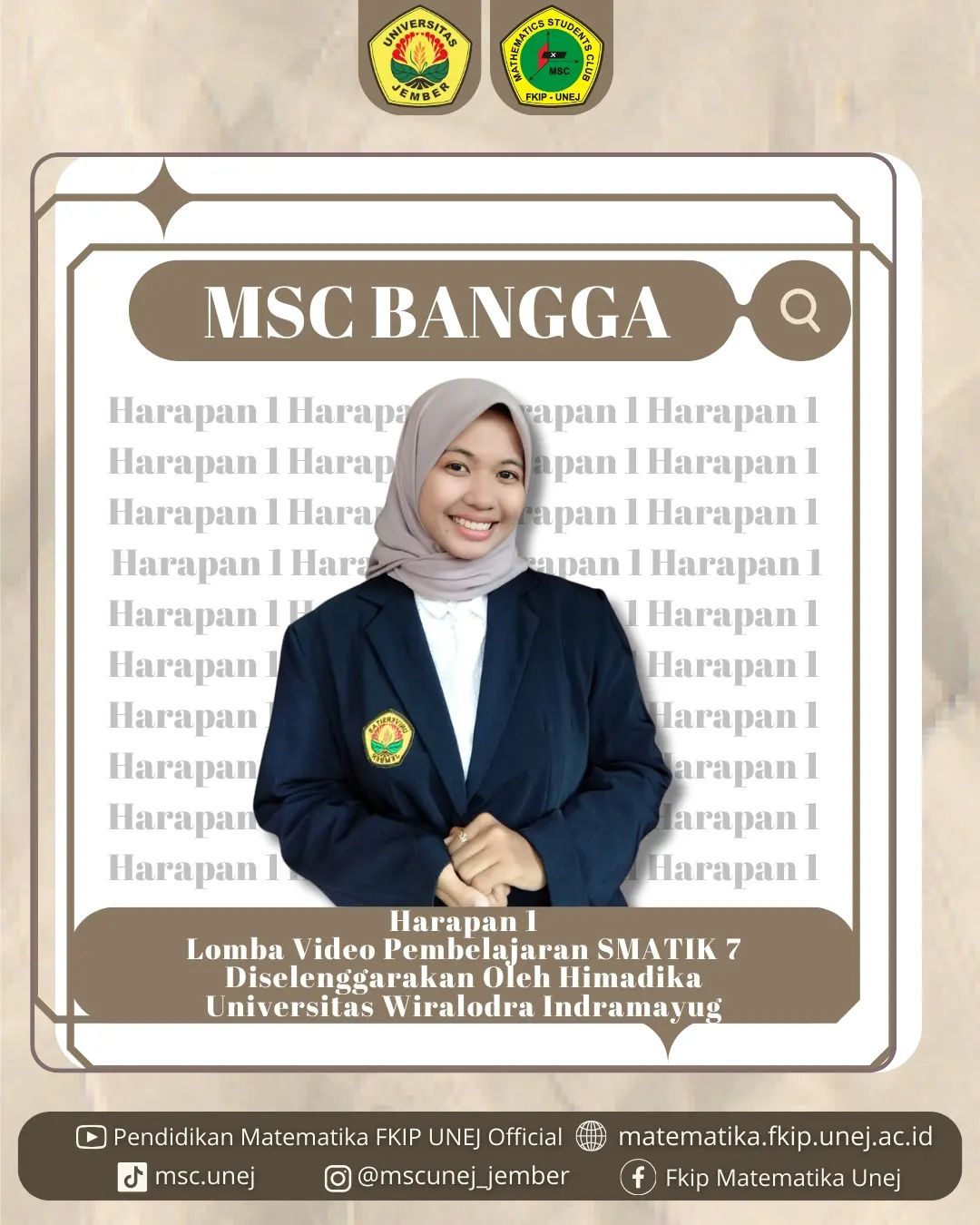 Mahasiswa Pendidikan Matematika Menangkan Lomba Video Pembelajaran di Universitas Wiralodra Indramayu