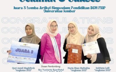 Tiga Mahasiswa PGPAUD Menangkan Lomba Artikel Simposium