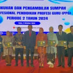 Pengukuhan dan Pengambilan Sumpah Guru Profesional PPG FKIP Universitas Jember