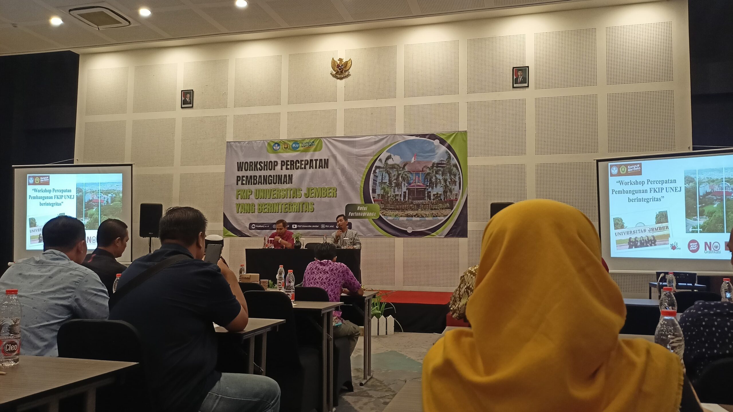 Workshop Percepatan Pembangunan FKIP Universitas Jember yang berintegritas
