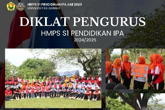 Diklat SERTIJAB: Serah Terima Jabatan Pengurus HMPS S1 Pendidikan IPA ASE Periode 2025