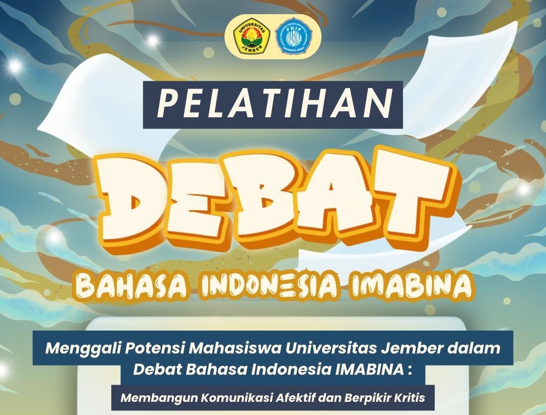 HMP IMABINA FKIP UNEJ Gelar Pelatihan Debat Bahasa Indonesia, Gali Potensi Mahasiswa Universitas Jember
