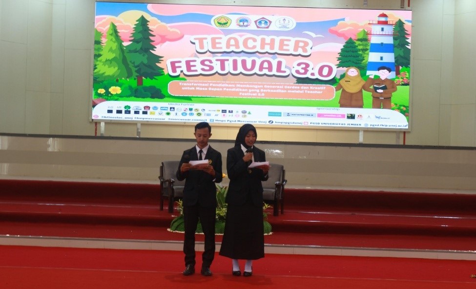 205 1 Seminar Nasional Teacher Festival 3.0 oleh HMP Mercusuar PGSD FKIP Universitas Jember Bahas Transformasi Pendidikan Sambut Indonesia Emas 2045