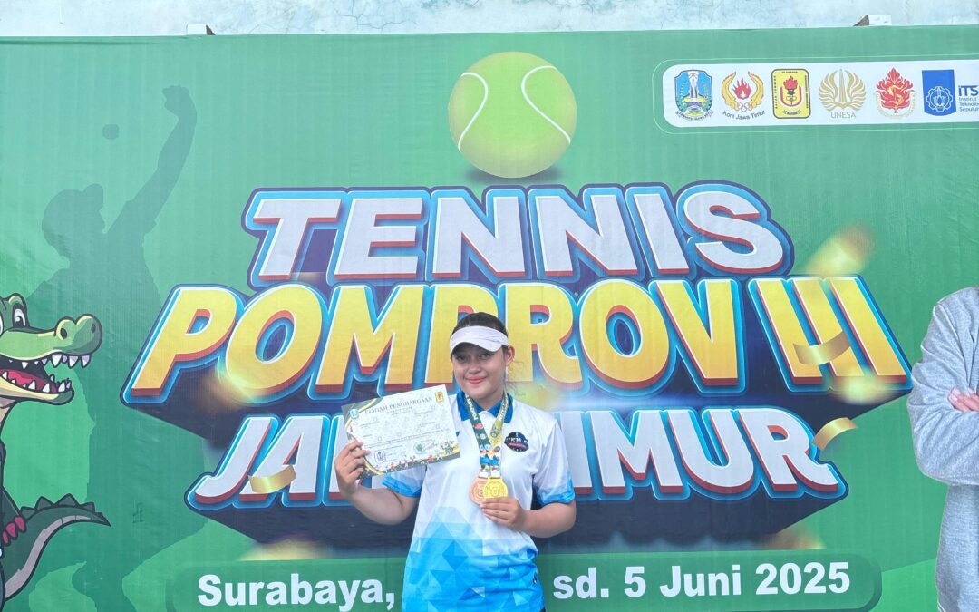 Mahasiswi Pendidikan Bahasa Inggris Borong Gelar di Kejuaraan Tenis POMPROV