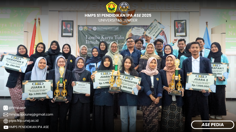 260 Pendidikan IPA FKIP Universitas Jember Gelar LKTIN N-CompASE VIII Tingkat Nasional