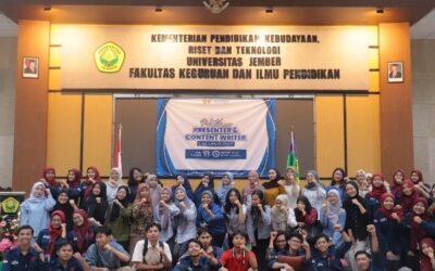 UKPM Pijar Pendidikan FKIP UNEJ Gelar Pelatihan Presenter dan Content Writer: “Speak it, Write it, Own It!”