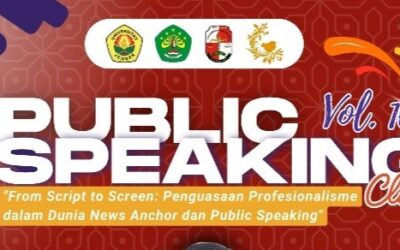 Public Speaking Class Volume 10 Siap Digelar, Fokus Penguasaan Profesionalisme News Anchor dan Public Speaking