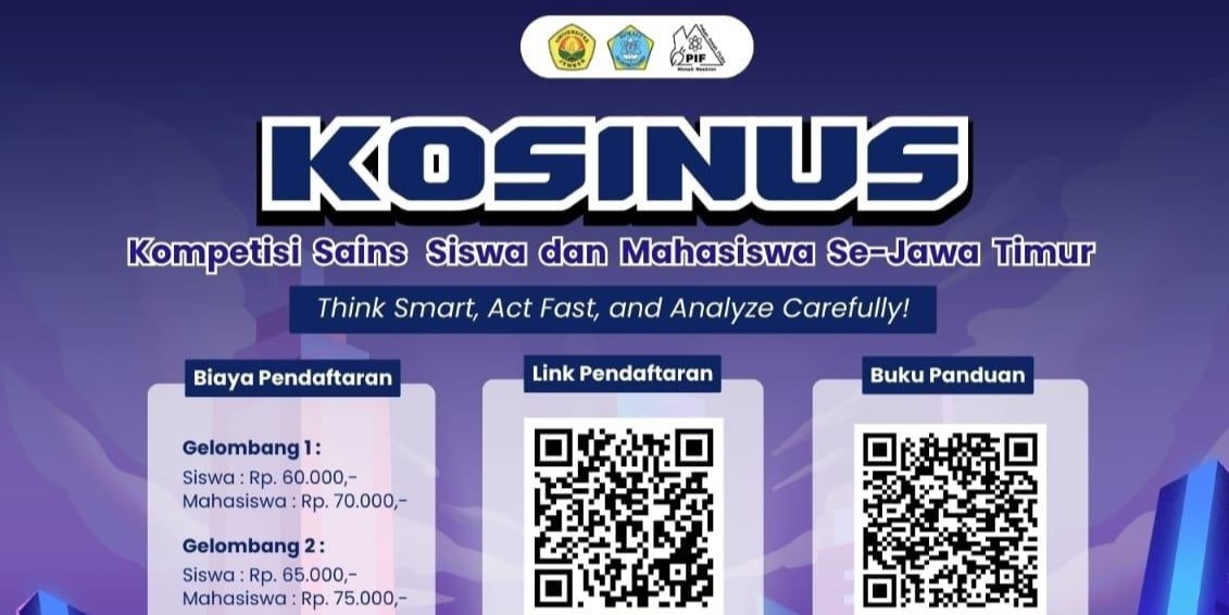 HIMAFI NEUTRON Gelar KOSINUS 2025: Dorong Talenta Sains Muda se-Jawa Timur