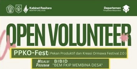 BEM FKIP UNEJ Gelar “Open Volunteer PPKO-Fest” untuk Pengabdian Masyarakat