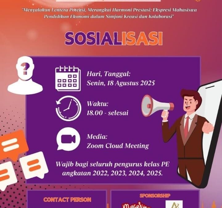 Membuka Peluang Kreatif, HMP Libra Ajak Mahasiswa Pendidikan Ekonomi Sukseskan PMPE 2025