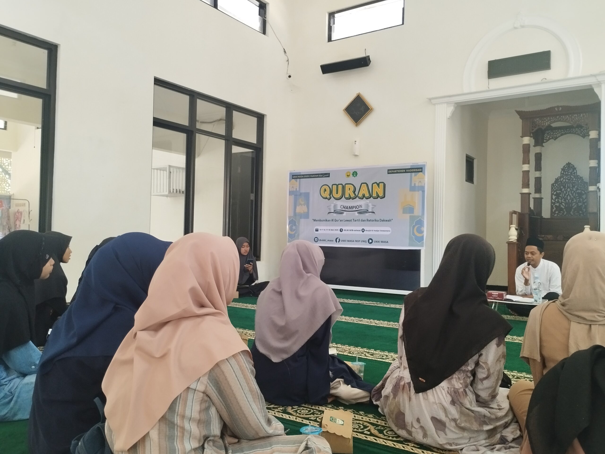 Menggema dari Masjid FKIP UNEJ: UKKI MASA Gelar “Quran Champion” untuk Asah Tartil Al-Qur’an