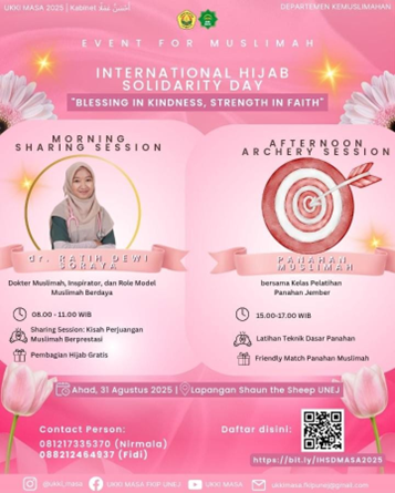 UKKI MASA FKIP Universitas Jember Gelar International Hijab Solidarity Day 2025