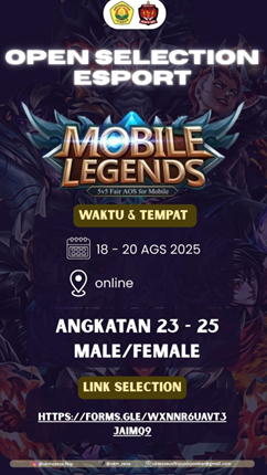 Unit Kegiatan Mahasiswa Zeus FKIP UNEJ Gelar Seleksi Terbuka E-sport Mobile Legends