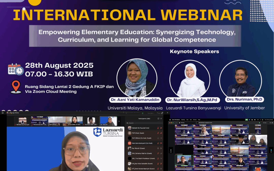 Pendidikan Dasar dalam Arus Globalisasi, PGSD UNEJ Hadirkan Pakar dari Malaysia dan Indonesia dalam Kegiatan Webinar