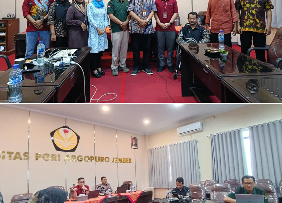 Sharing Kepala Laboratorium KKPLP FKIP Universitas Jember dengan Universitas PGRI Argopuro Jember