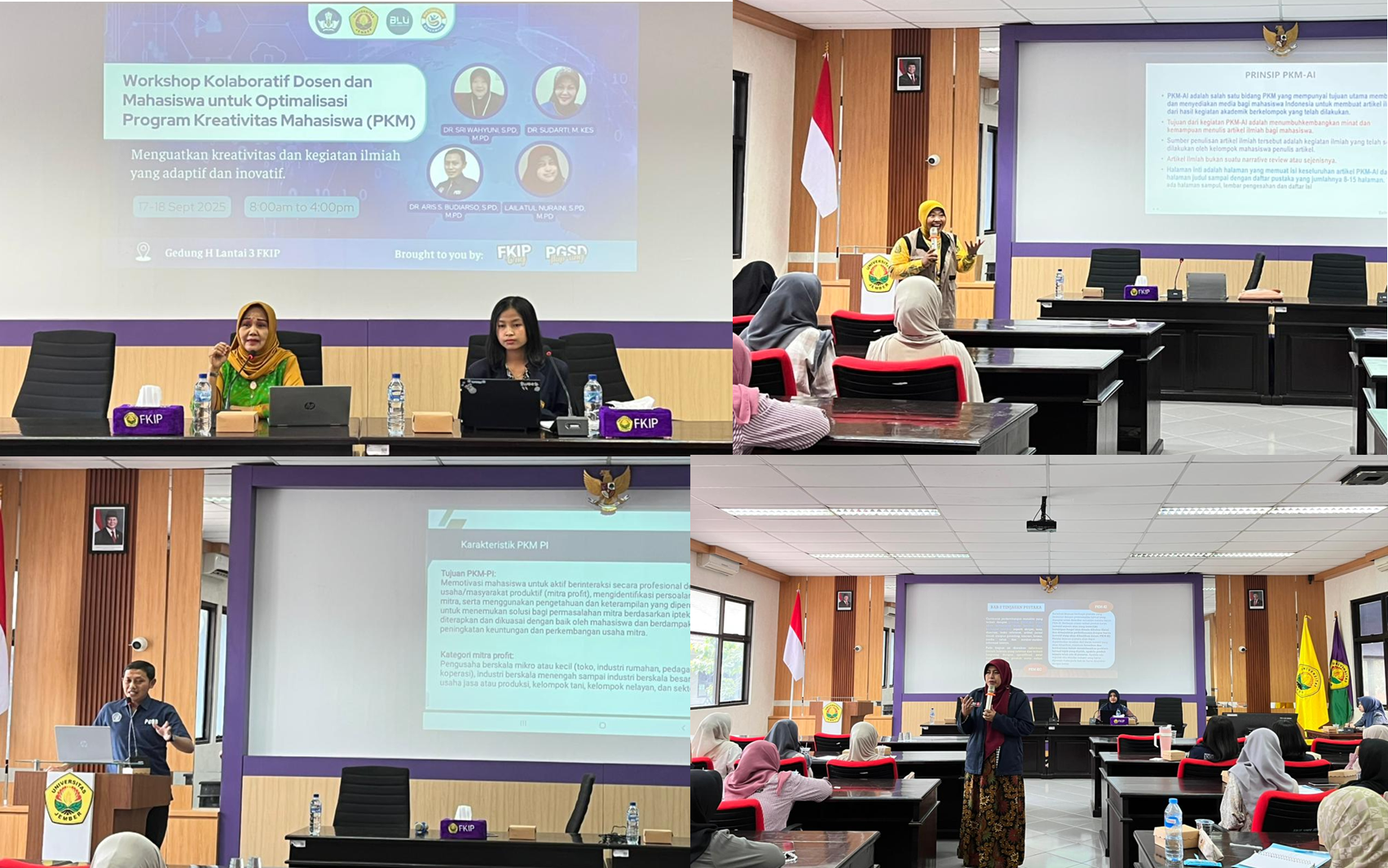 Workshop Kolaboratif PGSD UNEJ Bekali Mahasiswa Strategi Menembus PKM