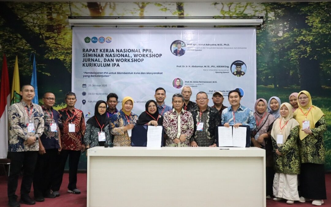 Pererat Kerjasama, S2 Pendidikan IPA Ikut Serta dalam Kegiatan Rakor, Seminar Nasional, dan Workshop Kurikulum PPII 2025 di Universitas Mulawarman