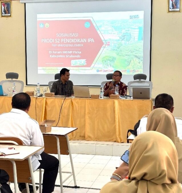 Sosialisasi Program Studi S2 Pendidikan IPA di MGMP Fisika Kabupaten Situbondo