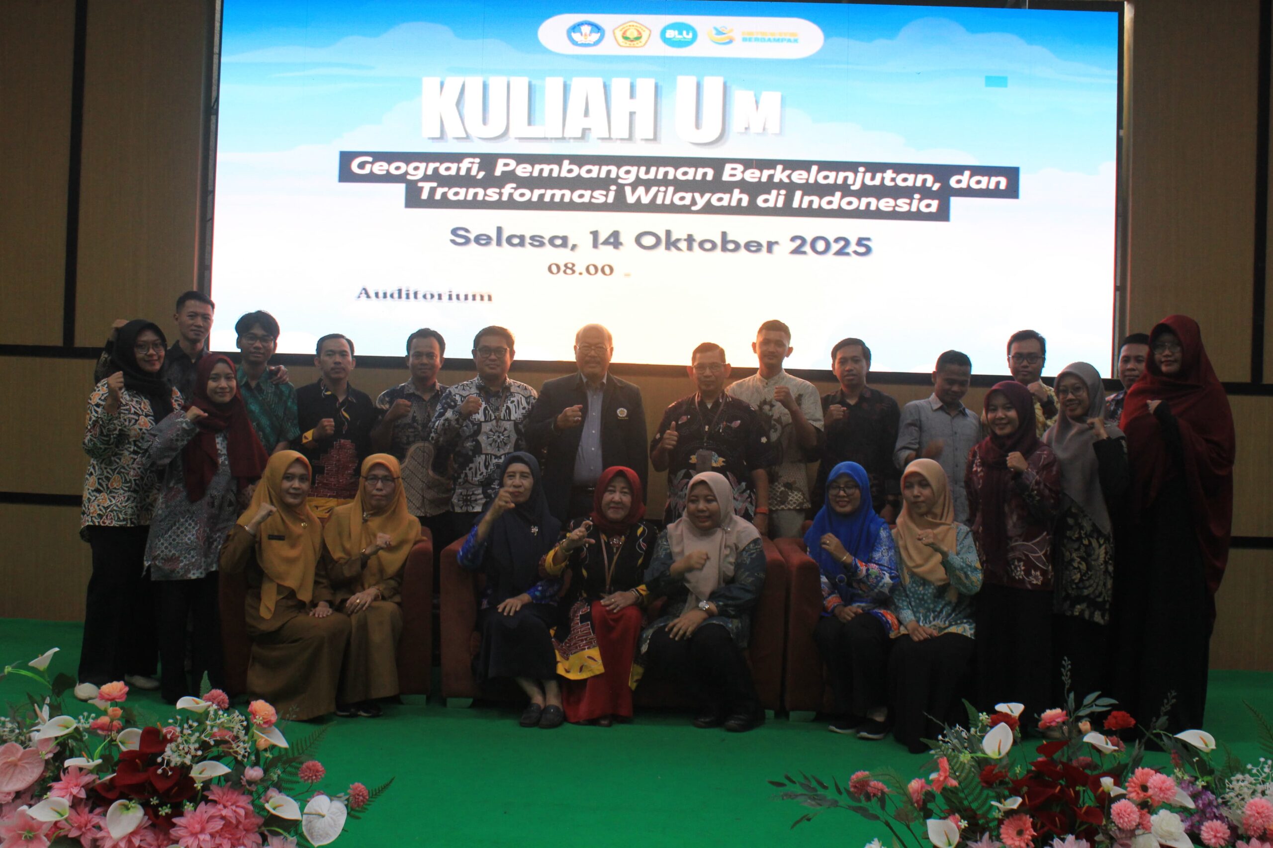 Prodi Pendidikan Geografi FKIP UNEJ Hadirkan Pakar UGM, Bedah Konsep G =m.(ST)3 dan Compass Sustainability