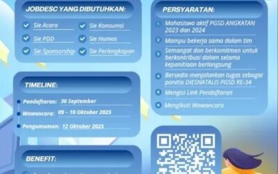 HMPS PGSD UNEJ Buka Pendaftaran Panitia Dies Natalis PGSD ke-34