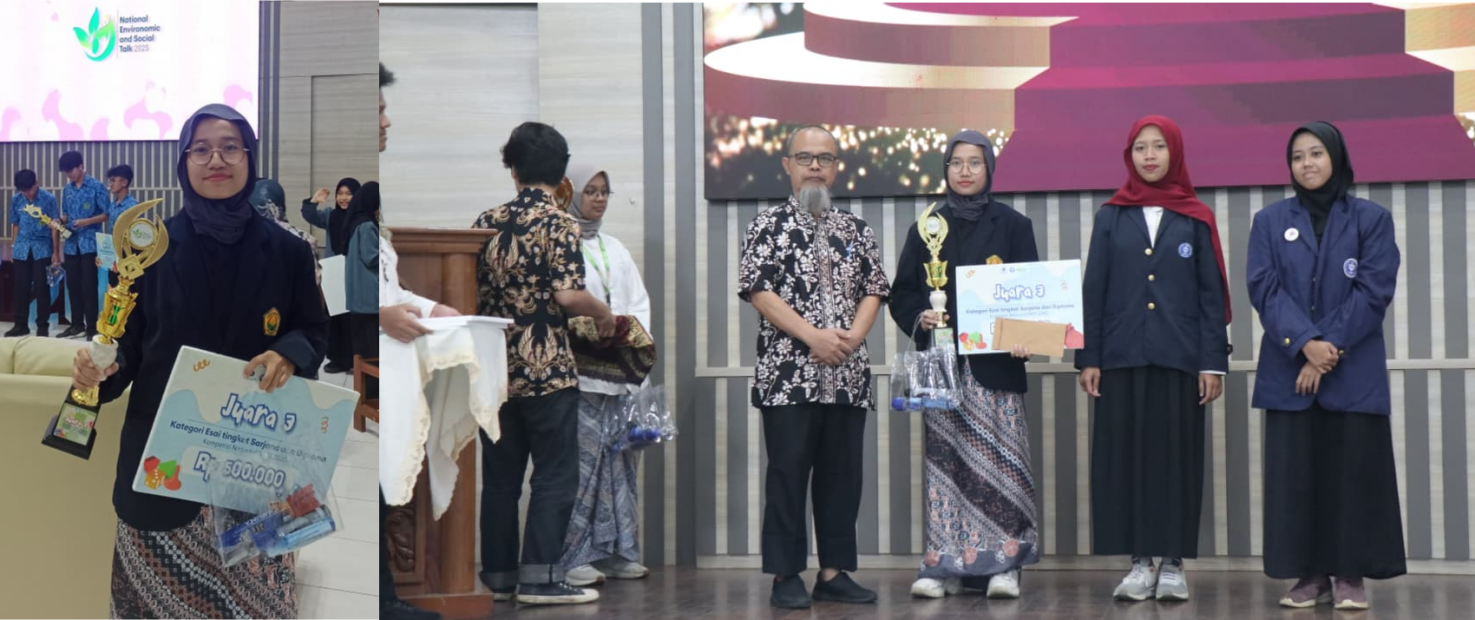 Mahasiswi Pendidikan Biologi UNEJ Raih Juara 3 Nasional di Lomba Esai Ilmiah NEST IPB 2025