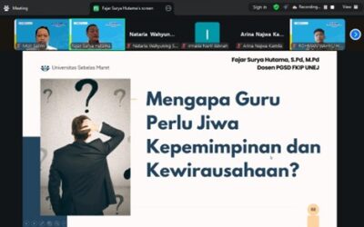 Dosen PGSD FKIP UNEJ berkontribusi dalam kegiatan Pelatihan Kepemimpinan dan Kewirausahaan Pendidikan yang diselenggarakan oleh Perkumpulan Ahli Edukasi Sekolah Dasar (PADISDA) bekerjasama dengan FKIP UNS