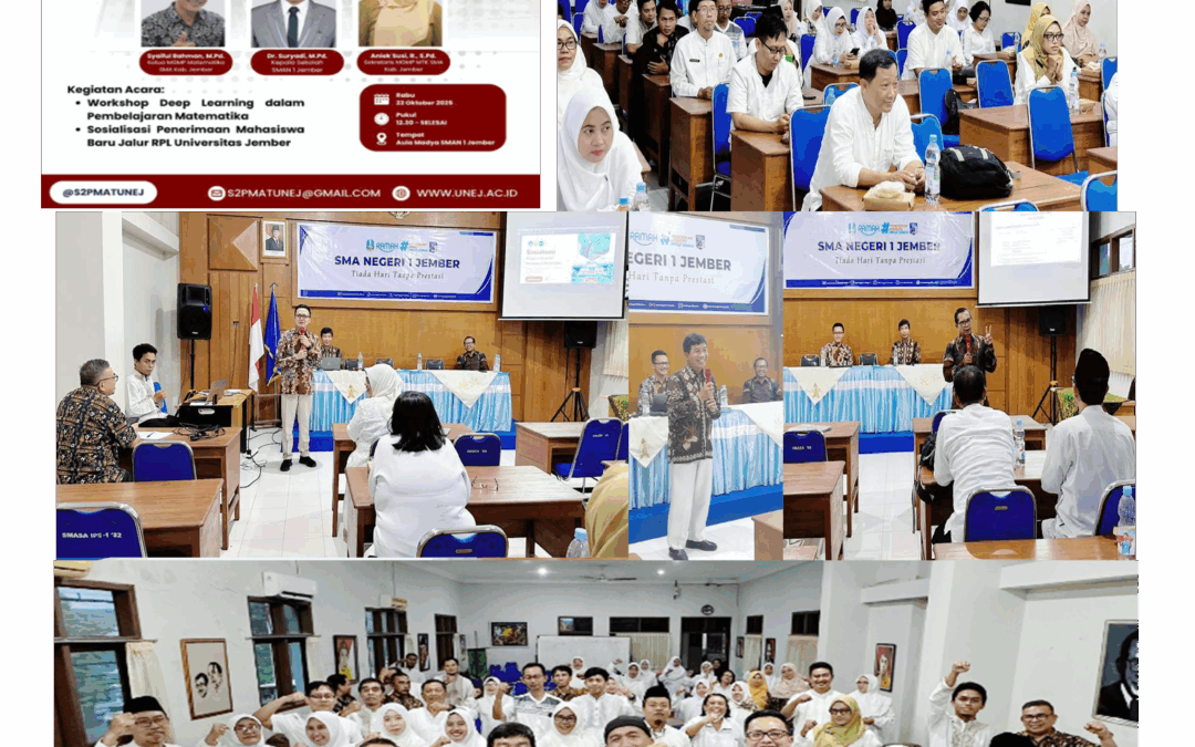 Workshop Pembelajaran Mendalam bagi Guru Matematika SMA di Jember