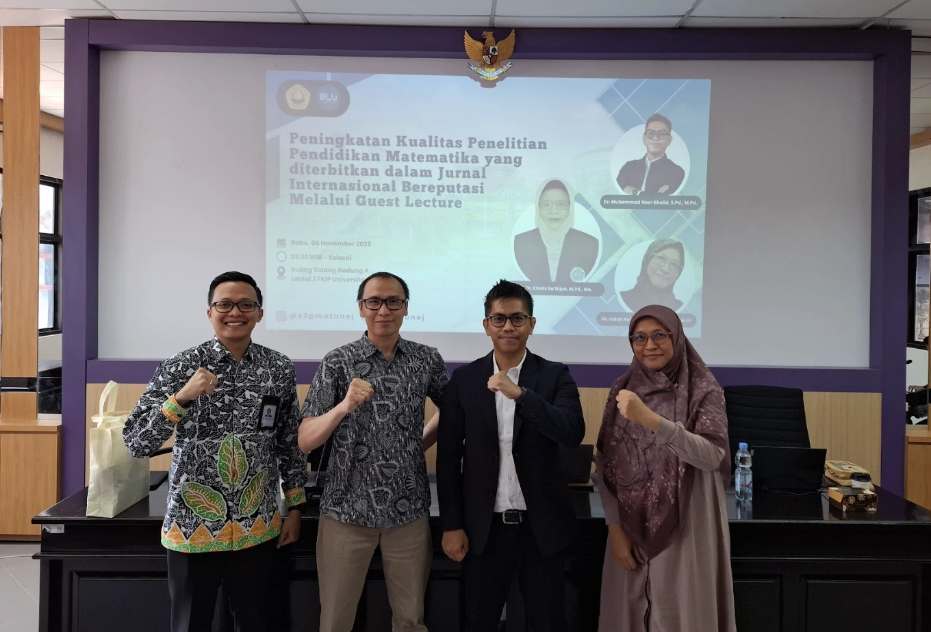 Meningkatkan Kualitas Penelitian Pendidikan Matematika melalui Guest Lecture di FKIP UNEJ