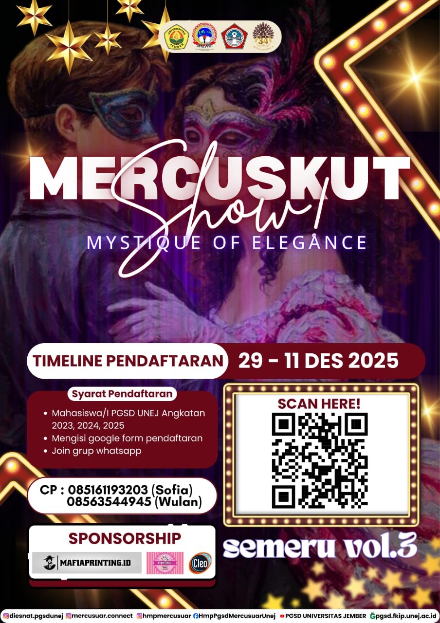 HMP Mercusuar PGSD UNEJ Gelar MercusKut Show Semeru Vol. 3 Bertema “Mystique of Elegance”