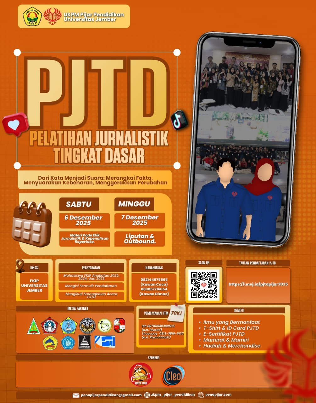 UKPM Pijar Pendidikan Nyalakan Semangat Jurnalis Muda Lewat PJTD 2025