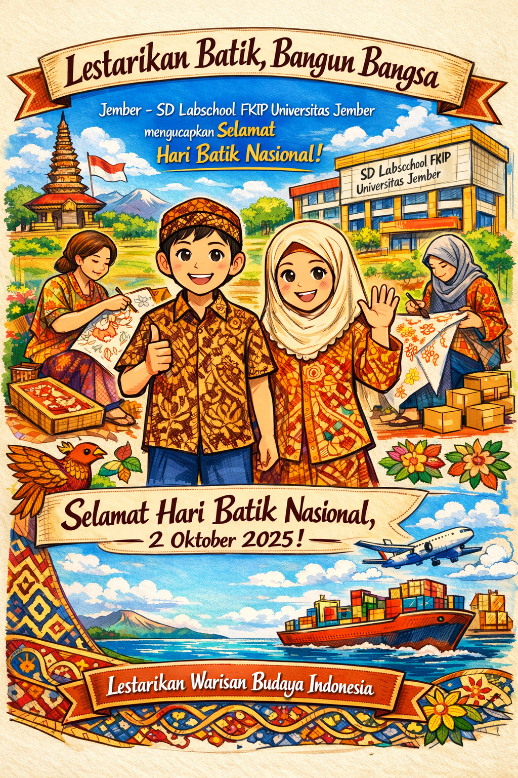 Lestarikan Batik, Bangun Bangsa