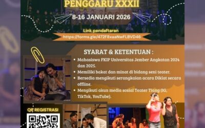 Teater Tiang FKIP Universitas Jember Buka Open Recruitment Penggaru XXXII