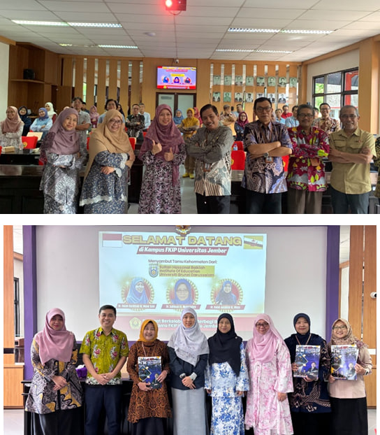 KKPLP FKIP UNEJ Gelar Present Research Finding Bersama Dosen Brunei Darussalam