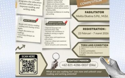 Asah Kemampuan Literasi Bahasa Inggris, HMP ESA FKIP UNEJ Gelar Reading and Writing Club