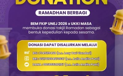 BEM FKIP Universitas Jember dan UKKI MASA Buka Open Donation Ramadan Berbagi 2026