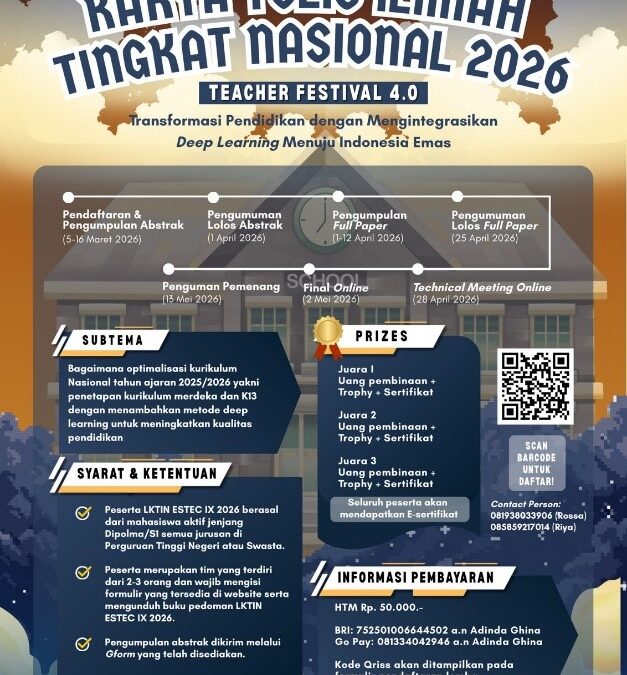 Teacher Festival 4.0 Tahun 2026 Resmi Dibuka, Wadah Inovasi Pendidikan Tingkat Nasional