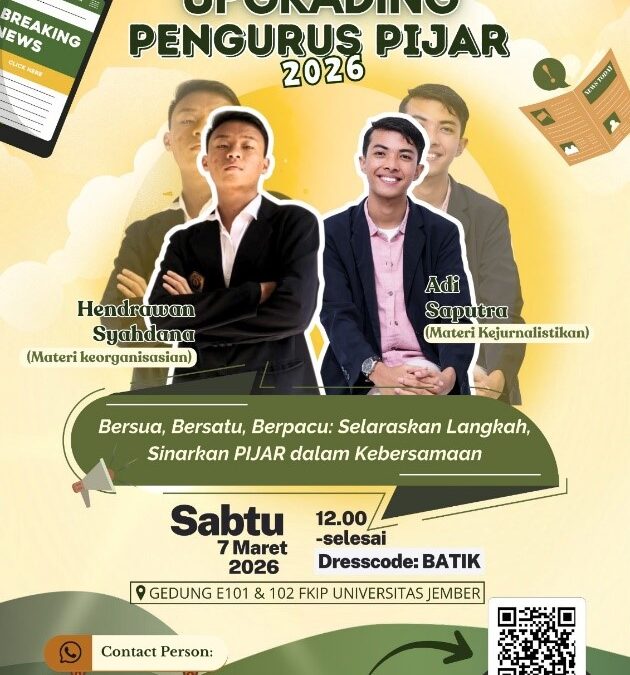 UKPM Pijar Pendidikan Gelar Upgrading Pengurus 2026, Perkuat Soliditas dan Arah Gerak Organisasi