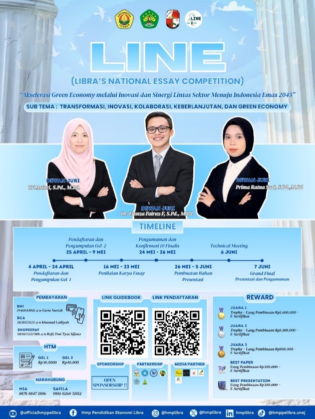 HMP PE LIBRA FKIP UNEJ Hadirkan LINE 2026, Panggung Inovasi Mahasiswa Menuju Indonesia Emas 2045