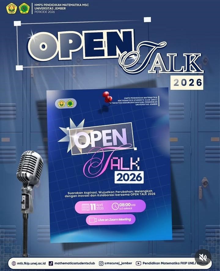 HMPS Pendidikan Matematika FKIP Universitas Jember Selenggarakan Forum “Open Talk 1 2026” guna Serap Aspirasi Mahasiswa
