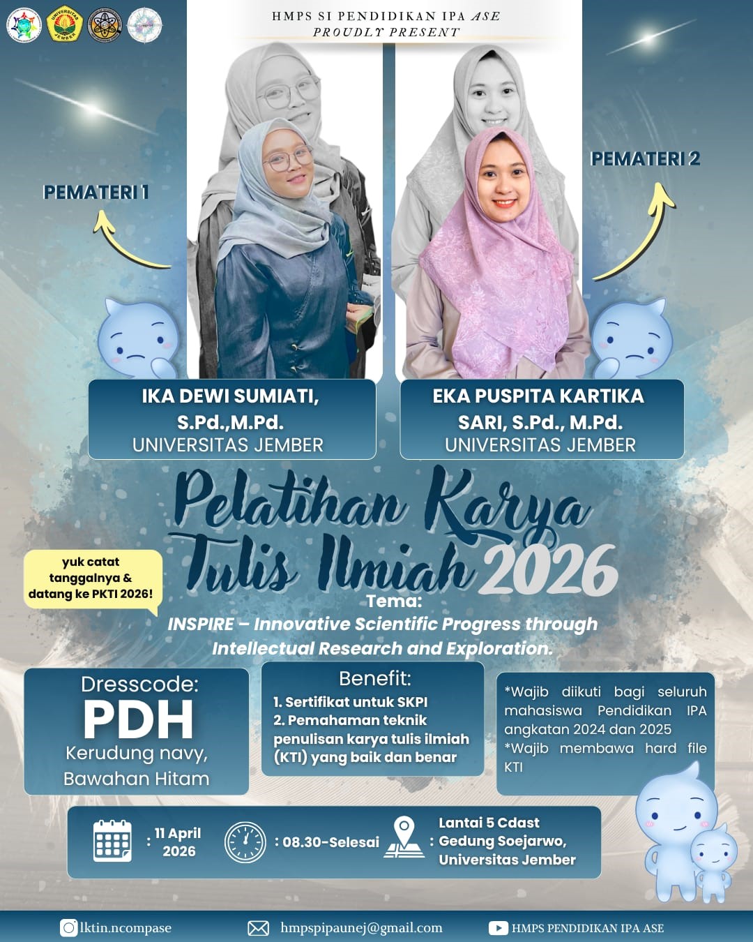 Menuju Pelaksanaan PKTI N-CompASE IX 2026, Mahasiswa Pendidikan IPA FKIP UNEJ Siap Tingkatkan Kompetensi Karya Ilmiah