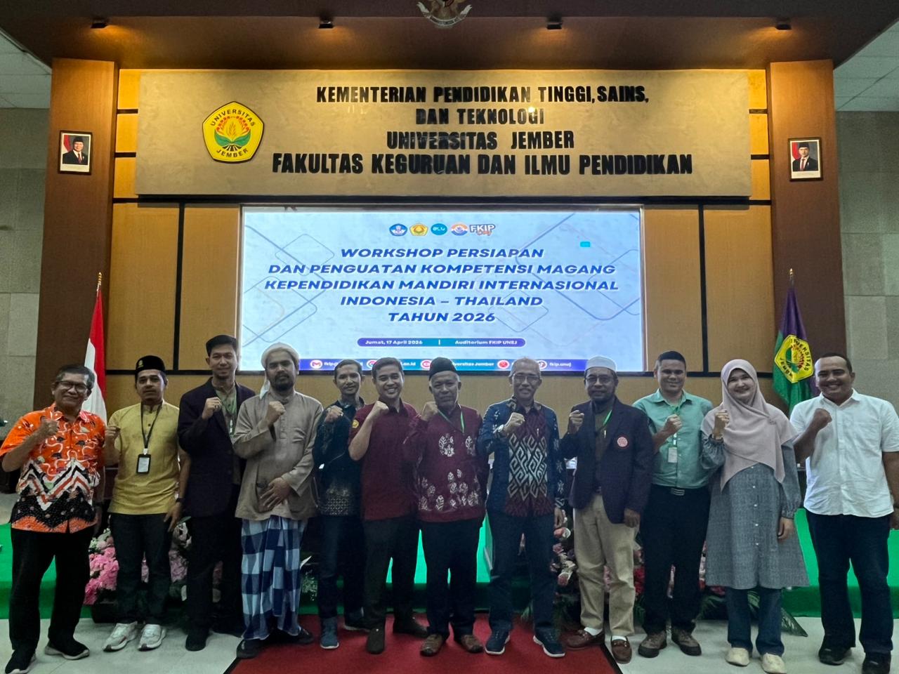 Mantapkan Langkah Go International, FKIP Universitas Jember Gelar Workshop Persiapan Magang ke Thailand