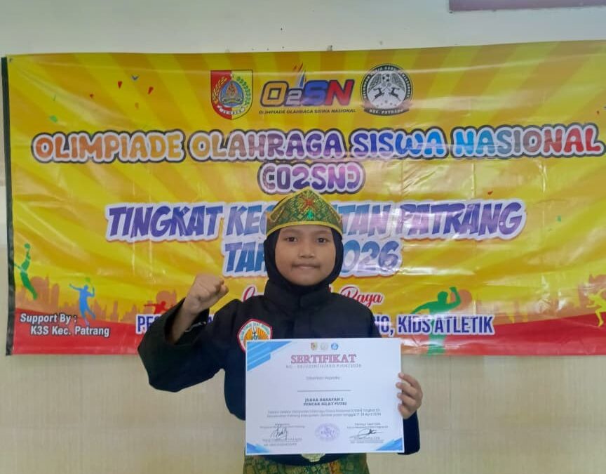 Raih Prestasi Membanggakan, Arina Amelia Putri Siswa SD Labschool FKIP Universitas Jember Juara Harapan 2 O2SN Cabang Pencak Silat Seni