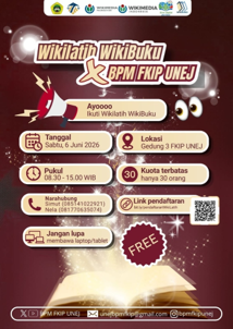 Lestarikan Budaya Jember Lewat Pustaka Digital, BPM FKIP UNEJ Bersama Wikimedia Indonesia Gelar Pelatihan WikiLatih Wikibuku