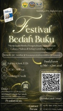 Mahasiswa Pendidikan IPA 2025 Gelar Festival Bedah Buku untuk Tingkatkan Budaya Literasi