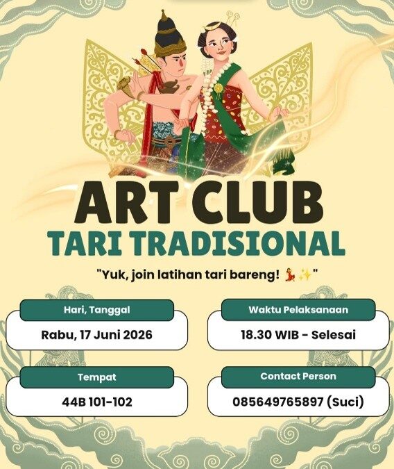 Art Club Seni Tari 2026 HMP PE LIBRA Ajak Mahasiswa Lestarikan Budaya Melalui Gerak dan Kreativitas