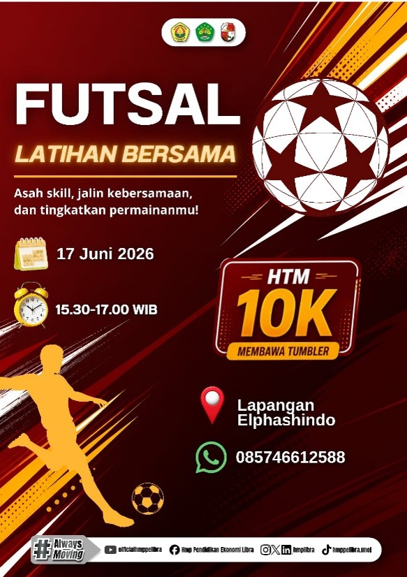 Merajut Kebersamaan dalam Satu Tim, Latihan Bersama Futsal Hadir untuk Mahasiswa Pendidikan Ekonomi